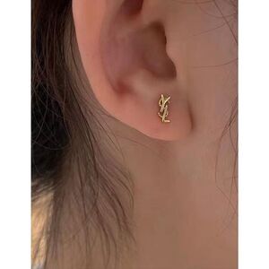 Minimalist Luxury Gold Stud Earrings